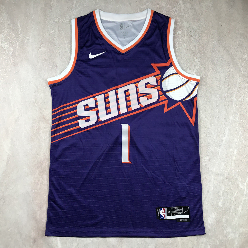 데번 부커 NBA 농구복 히트펌프 선스 1호 신상 퍼플