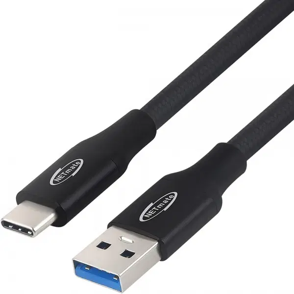 USB 3.1 Gen2 A to C 초고속 데이터 케이블 블랙 1m