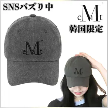 [ 미사용 새상품 ] MUCENT 무센트 캡 모자 한국 아이돌 그레이