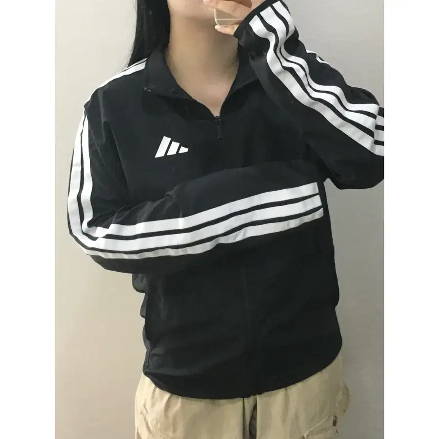 아디다스 트레이닝 바람막이 S