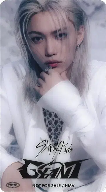Stray Kids FELIX GIANT HMV 클리어 북마크