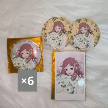 월드 트리거 Bouquet 국근유우 캔뱃지 트레이딩 카드