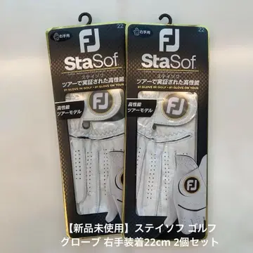 새상품 풋조이 스테이소프 골프 그로브 오른손 장착 22cm 2세트