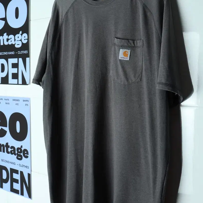 (2XL-3XL) 칼하트 반팔 티셔츠 USA 워크 에이징-H36405
