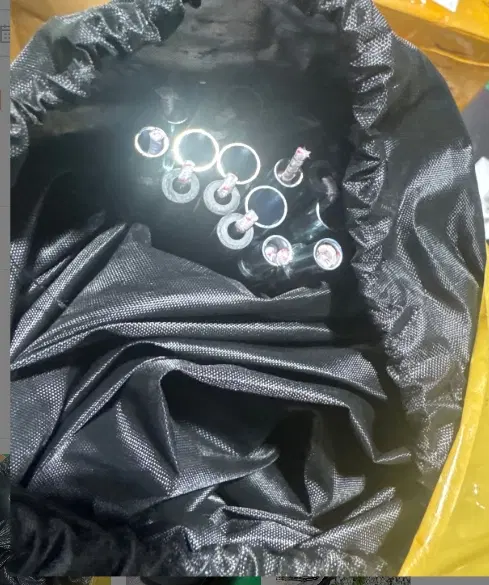 야외 접이식 비 차단 수납 텐트 검은색 대형