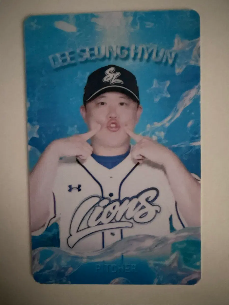 삼성라이온즈 이승현 썸머유니폼 포토카드