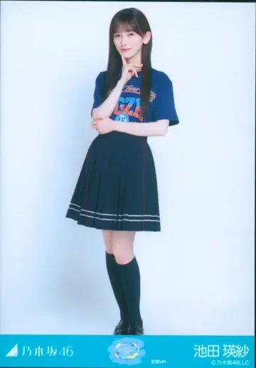 노기자카46 회장 한정판 브로마이드 이케다 에레나 한여름 전국 투어 2026 T셔츠 미야기 ver. 히키