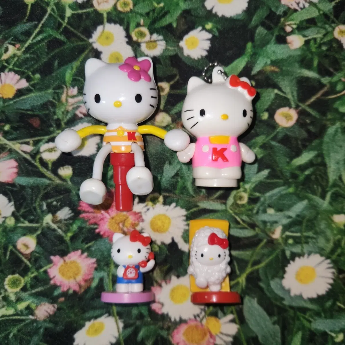 [일괄] 고전 키티 피규어 4종