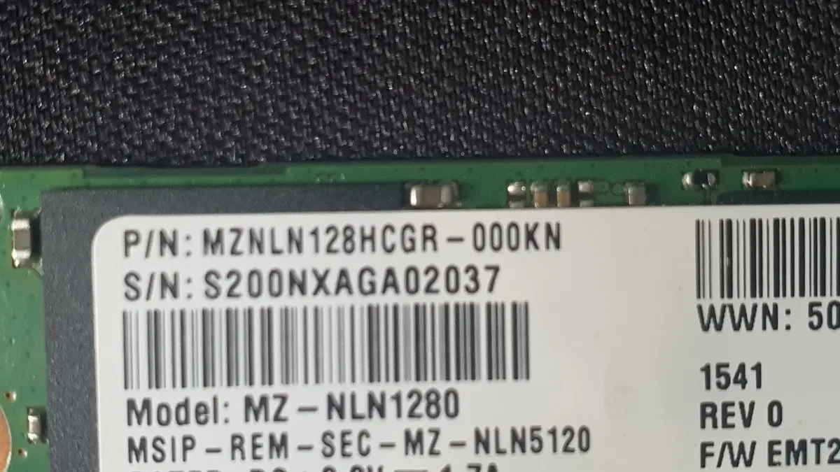 삼성전자 SSD 128GB M.2 ssd