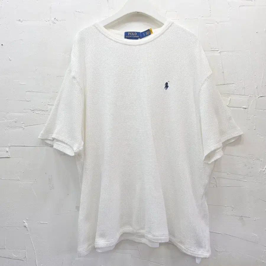 POLO 폴로 랄프로렌 와플 반팔 셔츠 L