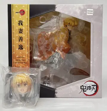 코토부키야 ARTFX J/귀멸의 칼날 아가츠마 젠이츠 특전 표정 교체 파츠 포함 PVC