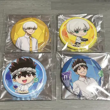 Dr.STONE 보석 전문점 카라츠 캔뱃지 우쿄 쿠로무