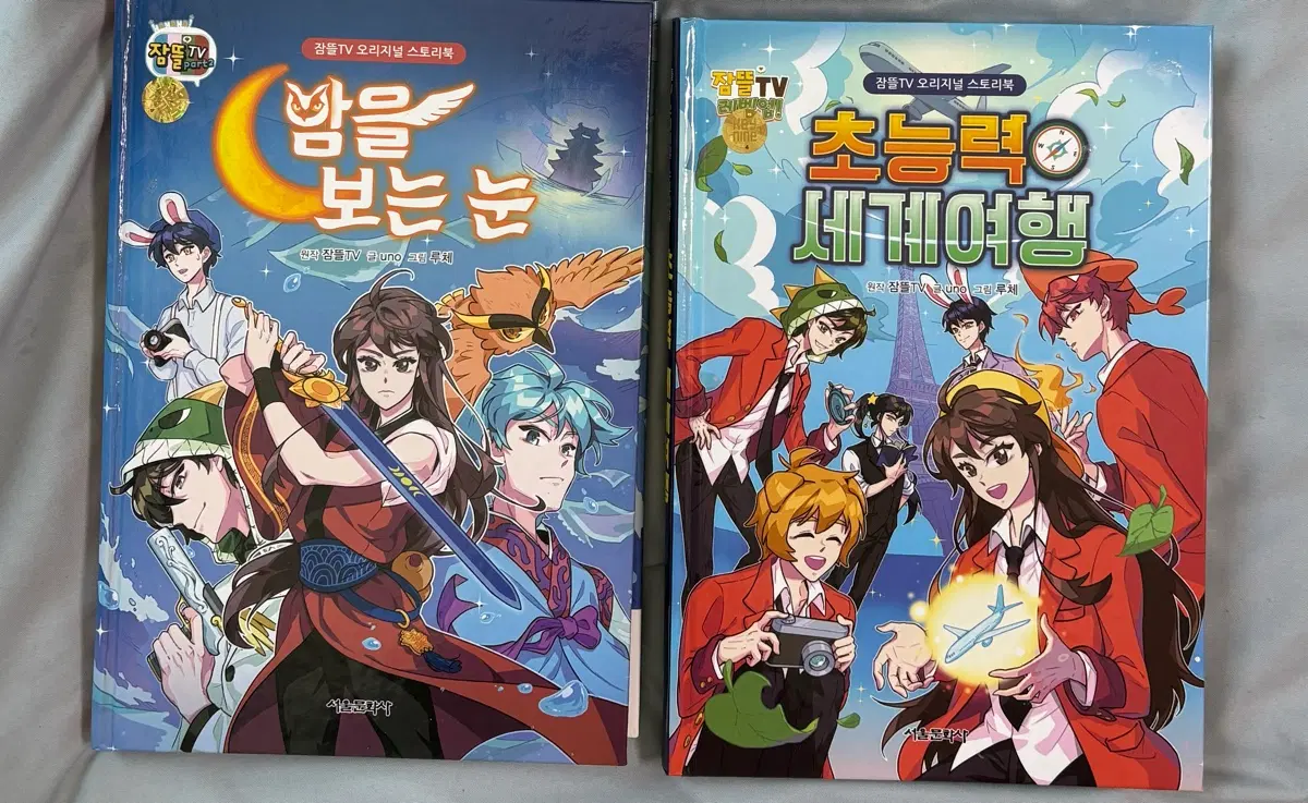 반값이하양도)잠뜰 밤을보는눈 초능력세계여행 책