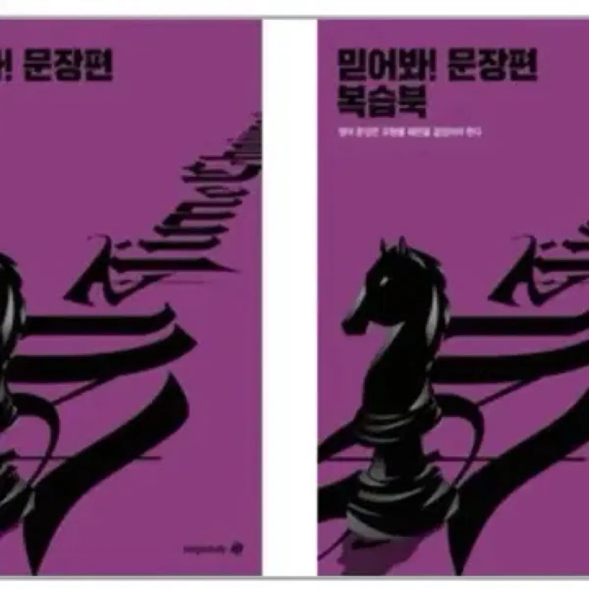 2026 조정식 믿어봐 문장편+ 복습북, 워크북