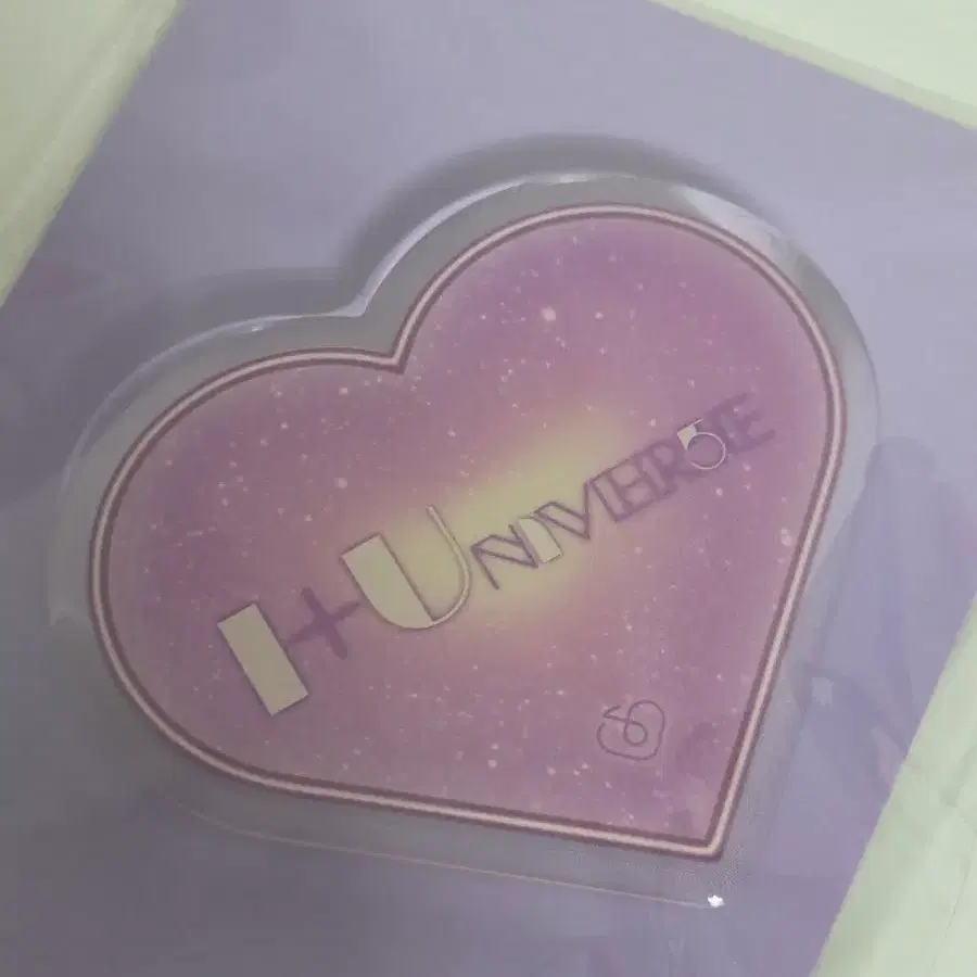 아이유 IU 팬콘 하트 아크릴 스마트톡 그립톡