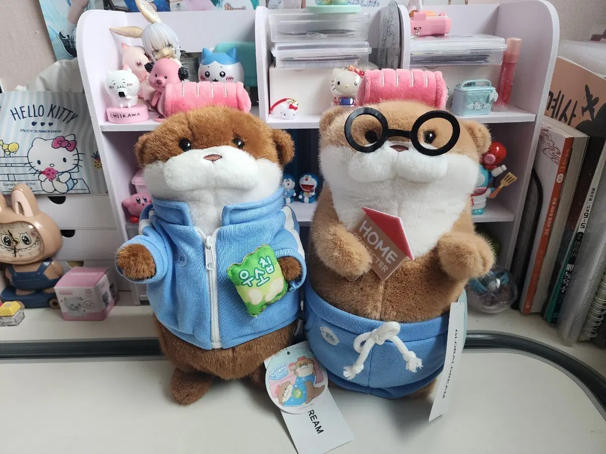 (정품 새상품)홈프로텍터 구루프 우소칩 우소우소인형 2개일괄세트 (27cm)