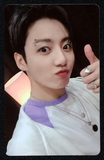 BTS 2021 MUSTER SOWOOZOO 정국 트레이딩 카드 보라색