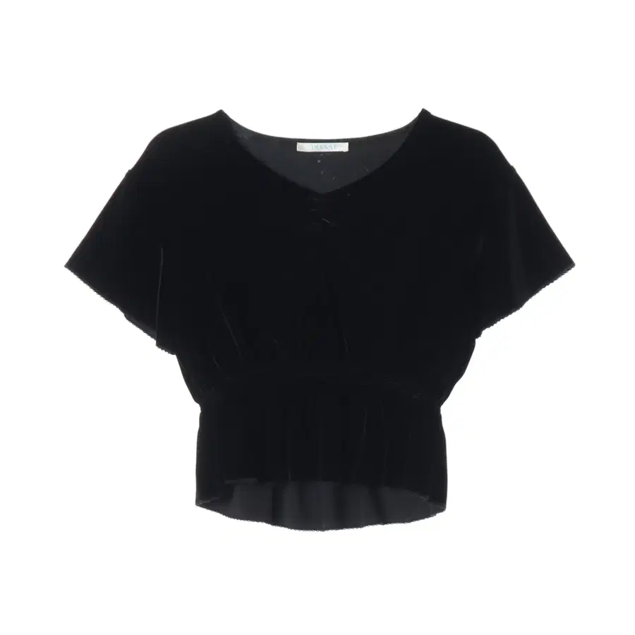 타낫 T/T Plush velvet top 플러쉬 벨벳 반팔 탑
