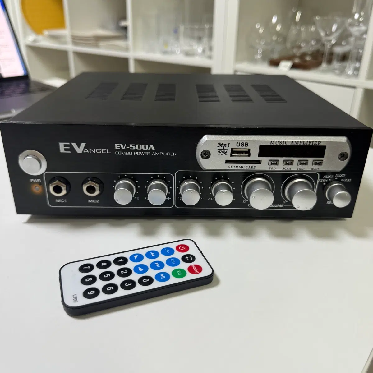 EV-500A 매장용 소형 앰프 2채널
