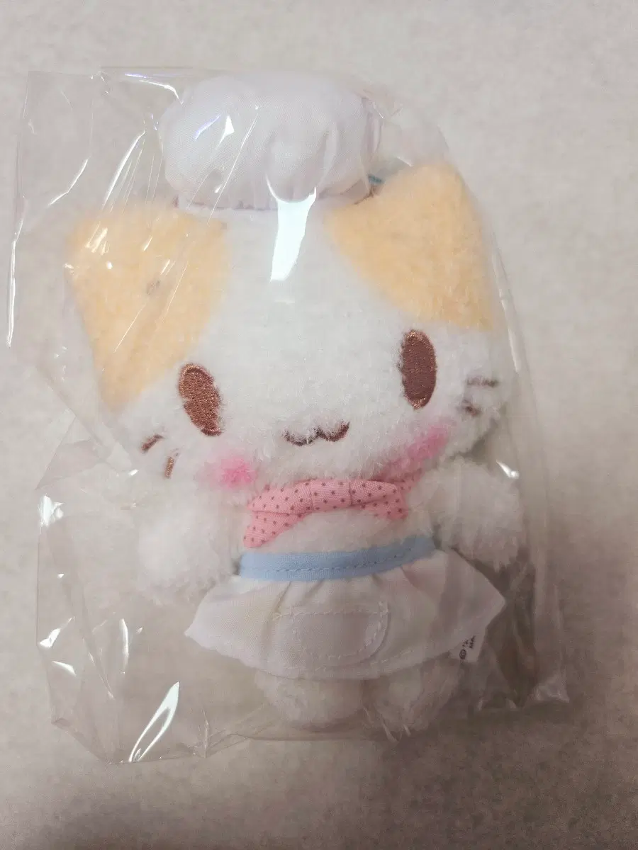 산리오 마슈마로 쿠킹시리즈 블루 카라비너 인형
