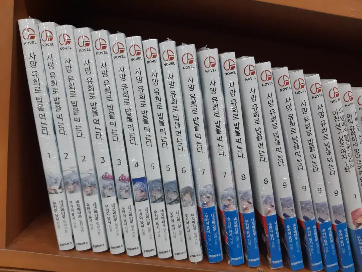 사망 유희로 밥을 먹는다 1-9 미개봉노벨 만화짱많아 프로안전상점