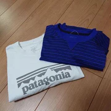 patagonia 캐플린 러쉬 t셔츠 2장 세트