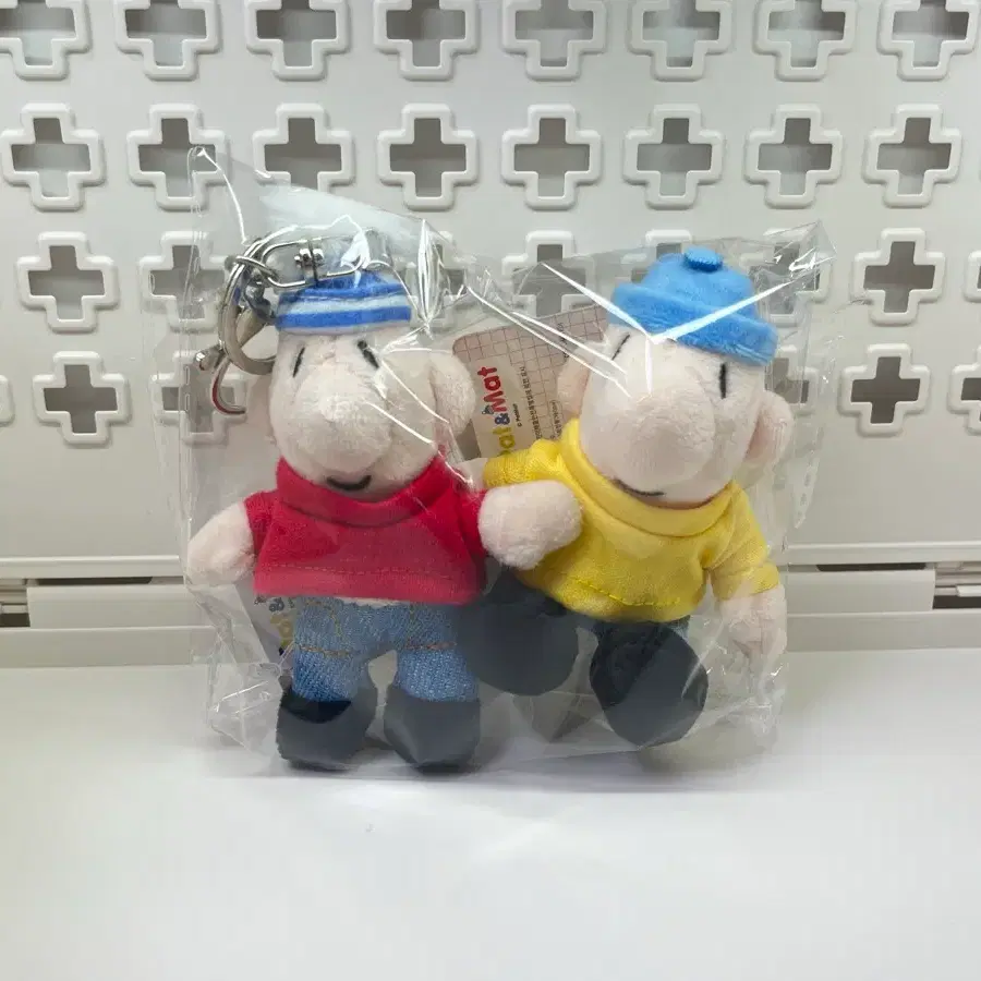 패트와 매트 인형 키링 세트 새상품