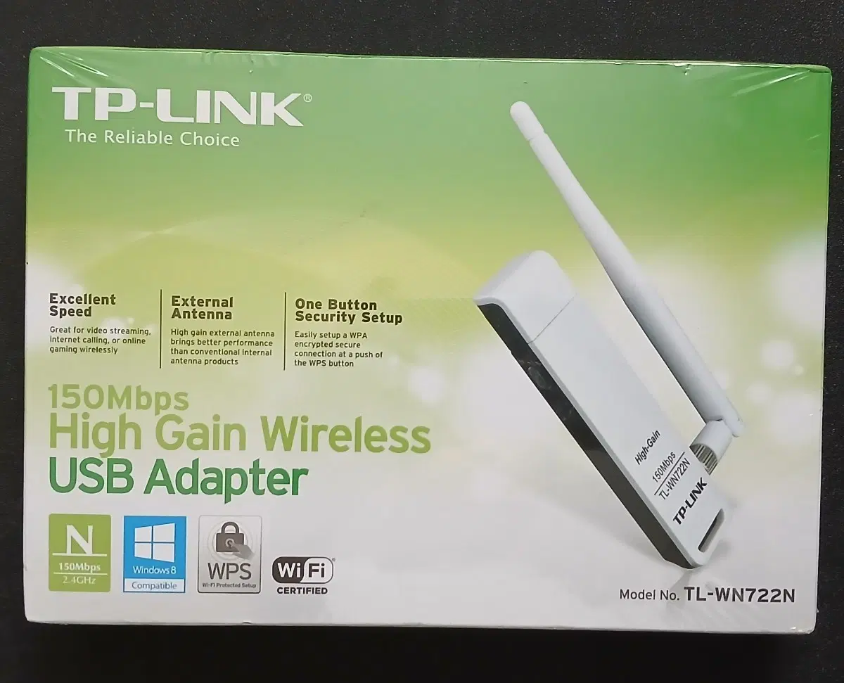 TP-Link TL-WN722N (US) Ver1.0 정품 단종 미개봉