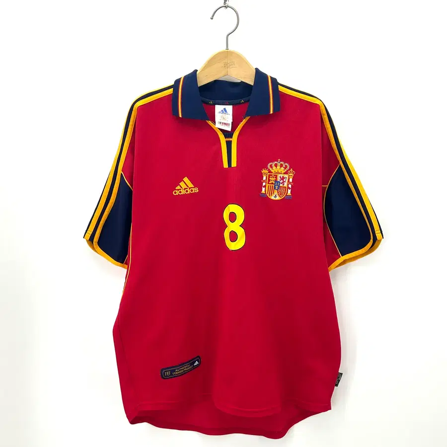 [adidas] 아디다스 Euro 2000 스페인 국대 No.8 반팔 유니폼