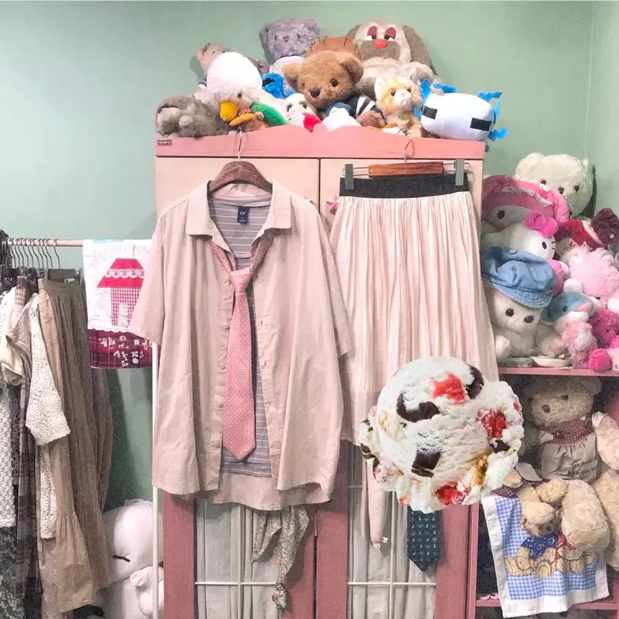 카모메산장 코디세트
