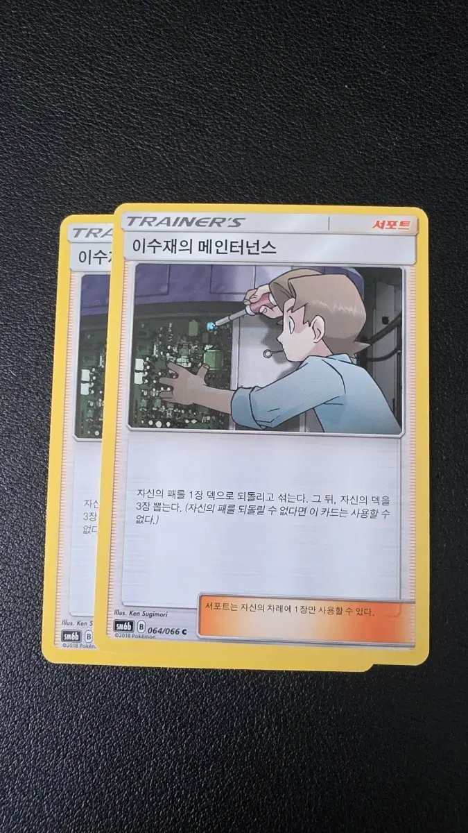 포켓몬 카드 이수재의 메인터넌스