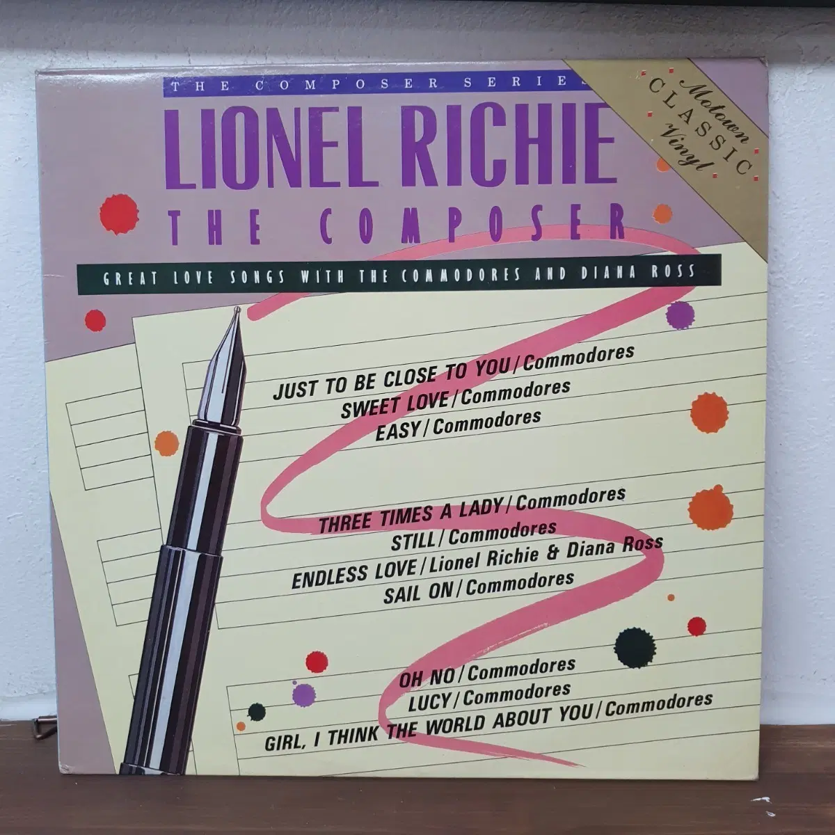 라이오넬 리치 The Composer LP  1987 서울음반