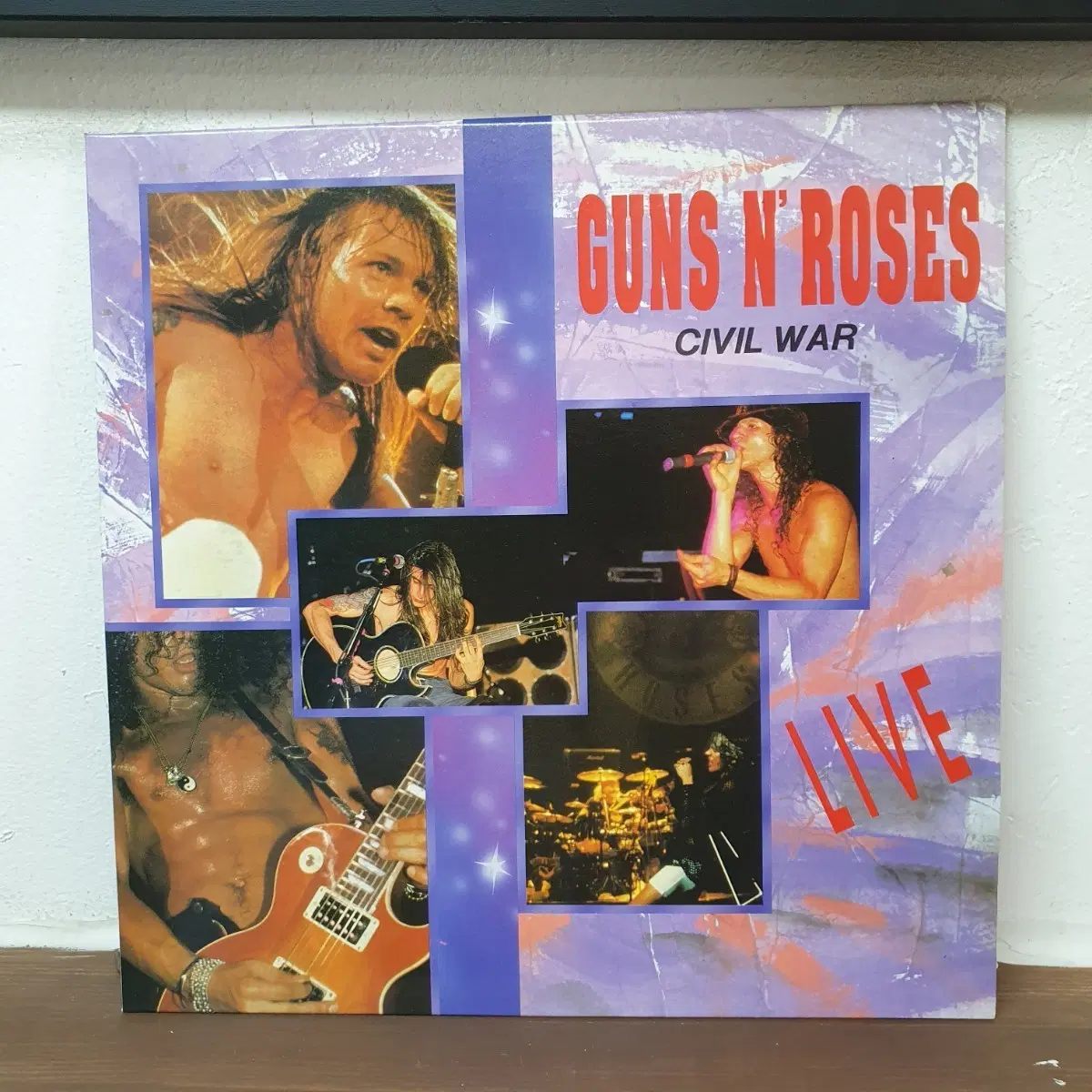 건즈 앤 로지스 CIVIL WAR 라이브 LP 1991 희지레코드