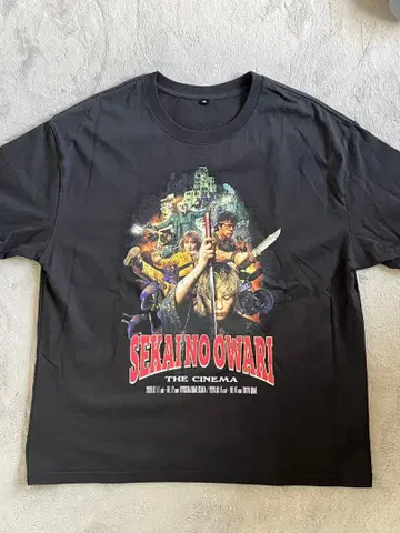 SEKAI NO OWARI THE CINEMA 티셔츠 XL