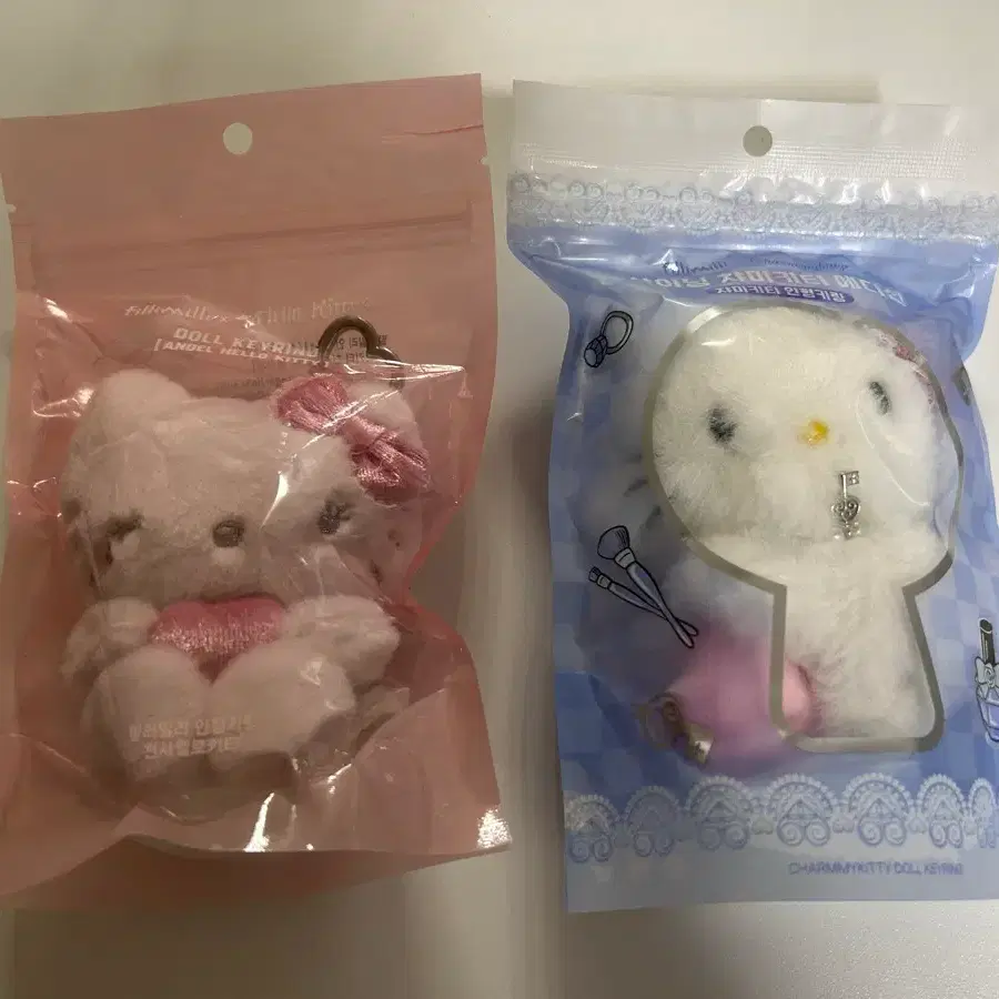 2개일괄)필리밀리 헬로키티 인형키링