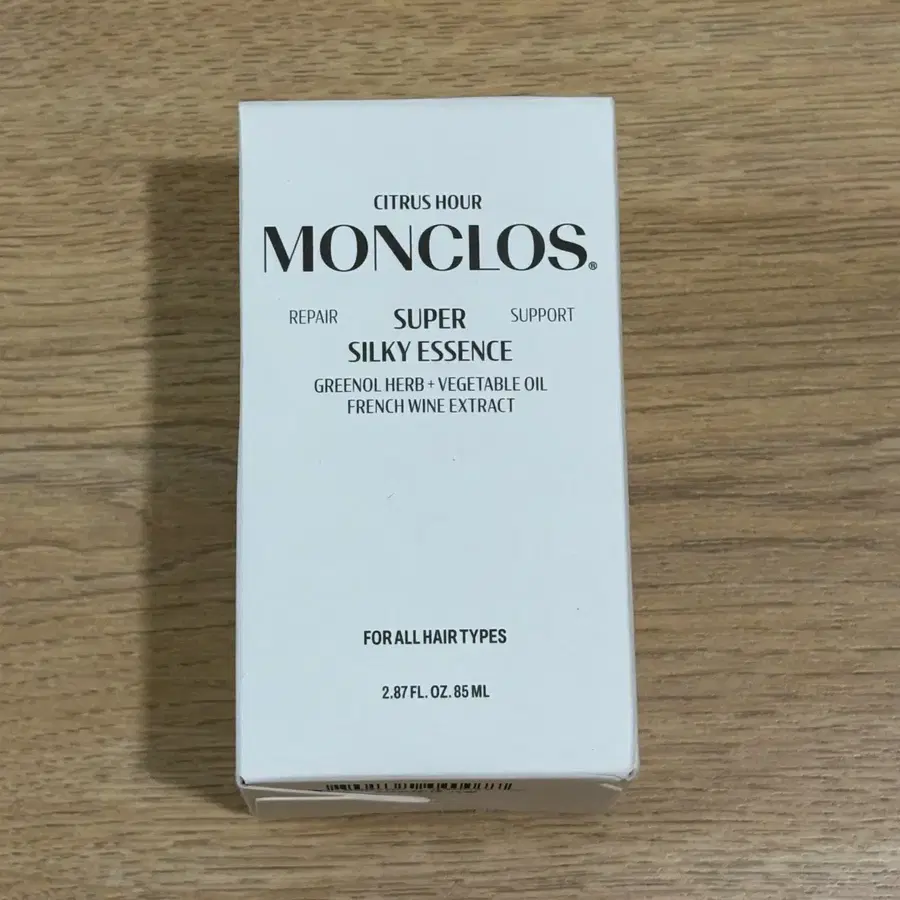 새상품 몽클로스 슈퍼 실키 헤어에센스