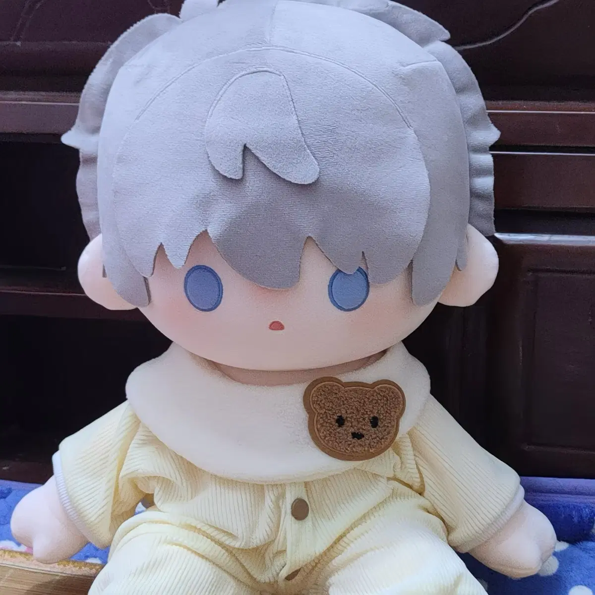 러브앤딥스페이스  심성훈 40cm 인형+작은곰 옷세트