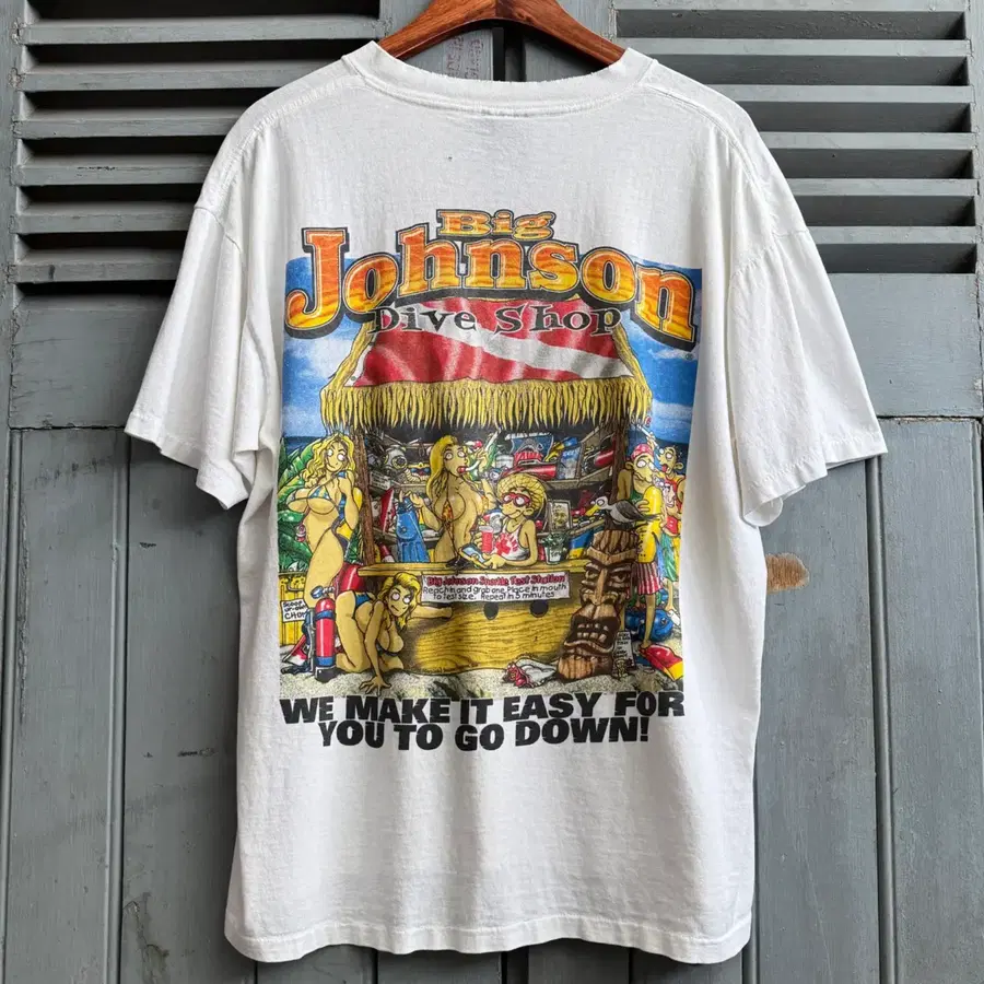[L]90's ONEITA BIG JOHNSON 티셔츠