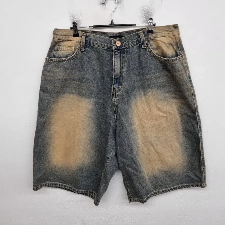 [34 inch] OTHERFIT 워싱 데님 반바지