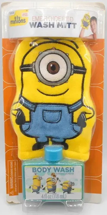 미니언즈 미니 wash mitt body wash