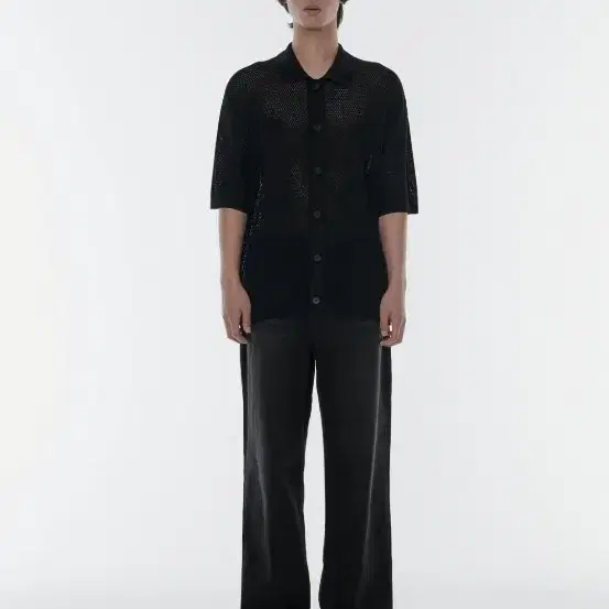 쿨탠다드 와이드 데님 팬츠 [워시드 블랙] 33, 31사이즈