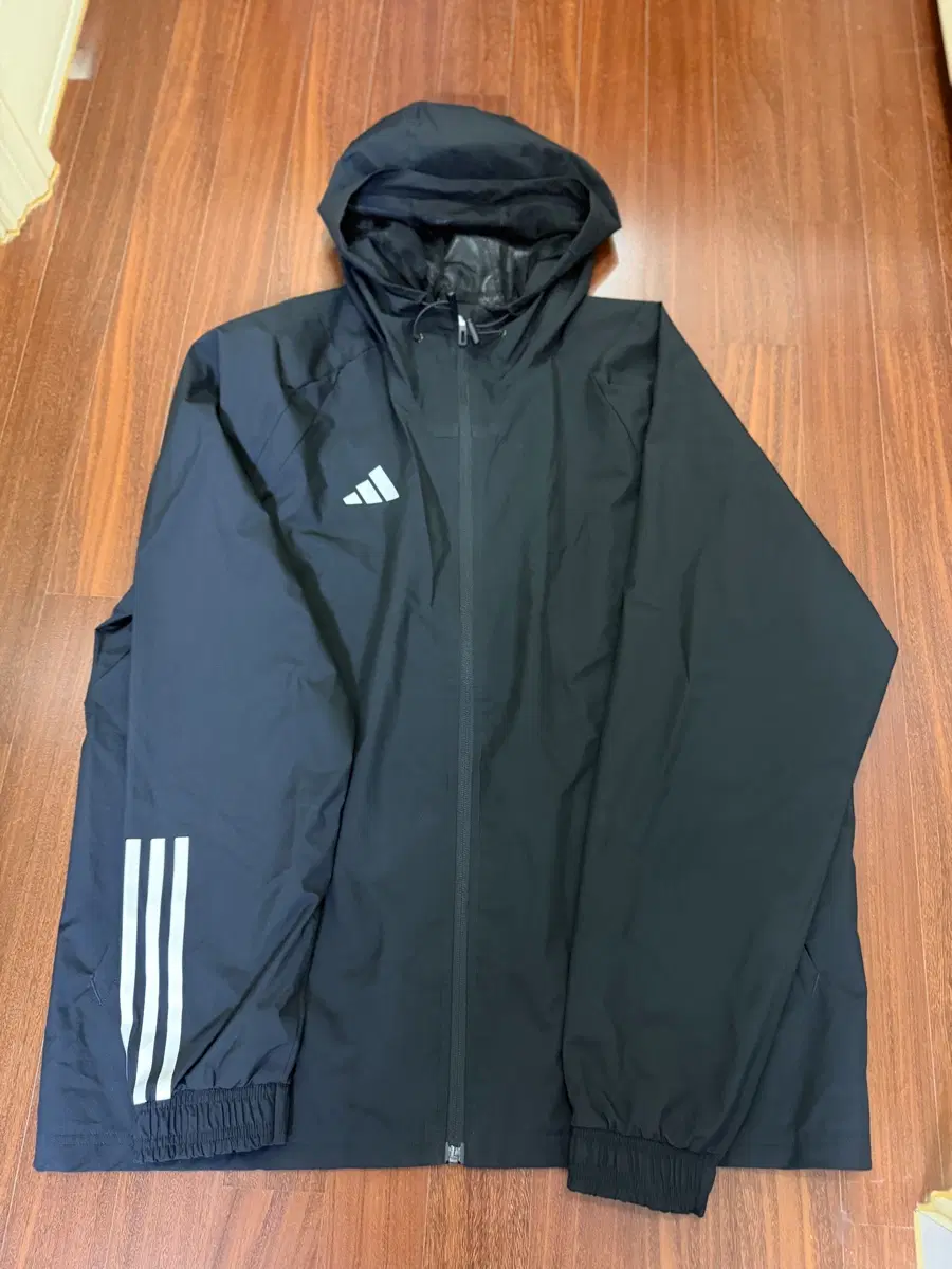 미사용 용인특례시 선수단 지급용 아디다스 레인자켓 바람막이 2XL 희귀