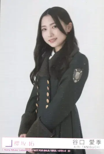 사쿠라자카46 몇 살 때로 돌아가고 싶은 걸까? 타니구치 아이리 봉입 혜택 브로마이드 C 중