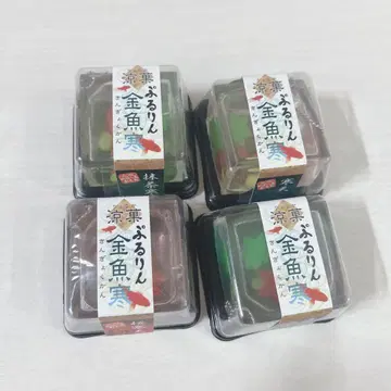 스퀴즈 푸르링 금붕어 한 4개 세트
