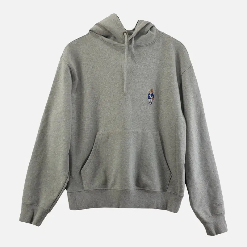 YALE 라이트 그레이 여자 후드티 XS N9843