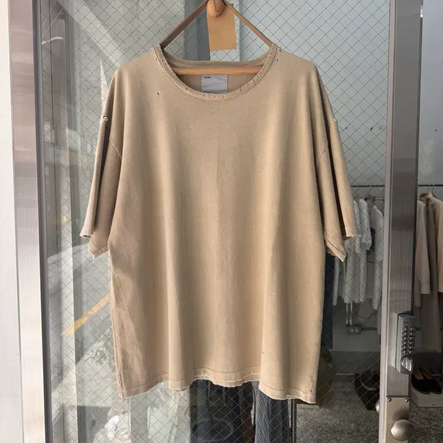ALONE Distressed Oversized T-Shirt