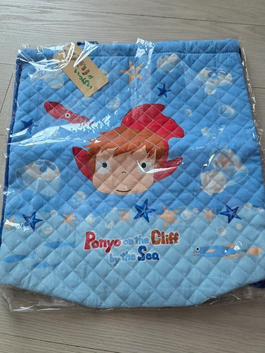 지브리 포뇨 백팩 도트백 누빔