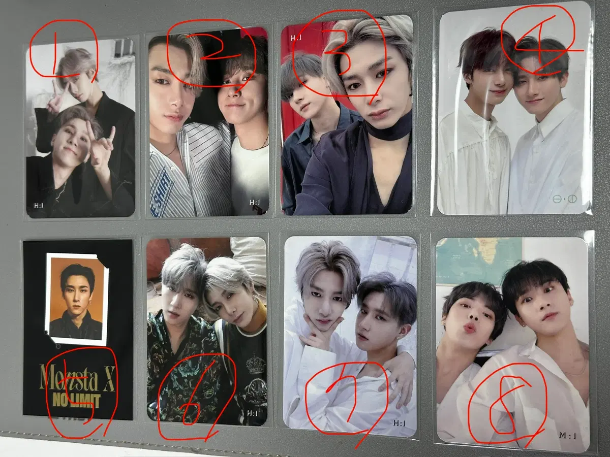 몬스타엑스 아이엠 앨범 유닛포카&증사