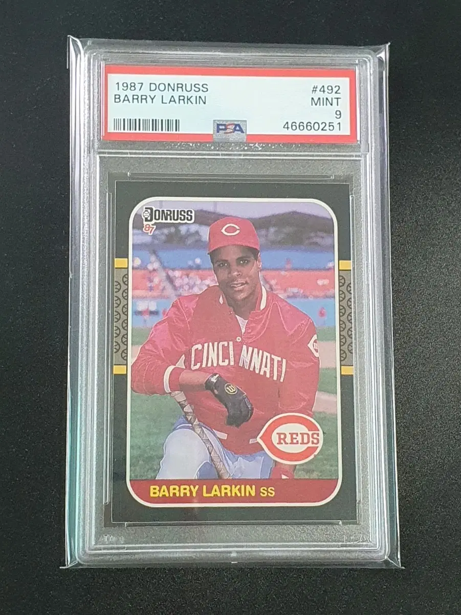 1987 돈러스 배리 라킨 루키카드 PSA 9 Donruss Barry Larkin RC MLB 명전