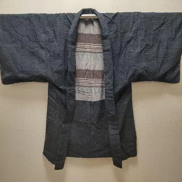 목화 쿠루메가스리 창문 격자 겉옷 (206)
